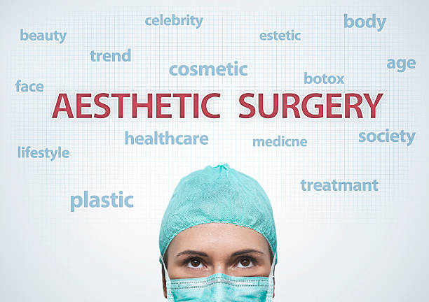 ästhetik chirurgie/medizin konzept (klicken sie hier, um weitere informationen - arts culture and entertainment celebrities communication concepts and ideas stock-fotos und bilder