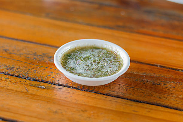 istock Seafood sauce on the table on selective focus 504918206