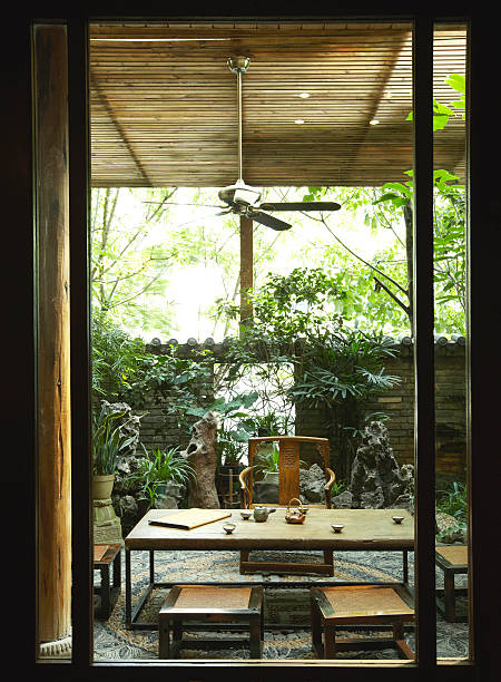 istock Natural cozy and comfortable restaurant, outdoor environment 504918672
