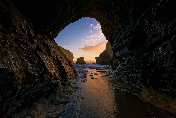 The glow of the sunset