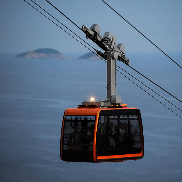istock Cable car in Dubrovnik on the mountain Srd 504926604