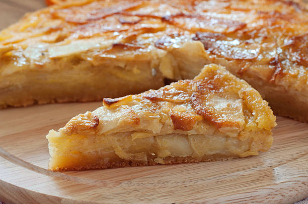 istock piece of apple pie closeup 504926834