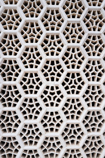 istock Texture of baby Taj Mahal wall 504932752