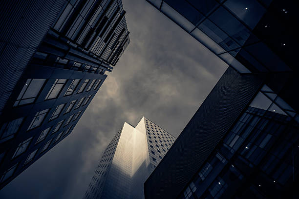 istock Modern buildings for business concepts - toned image 504933644