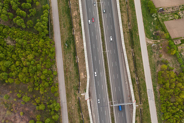 istock aerial view of highway 504981420