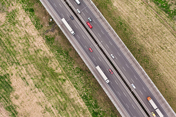 istock aerial view of highway 504981638