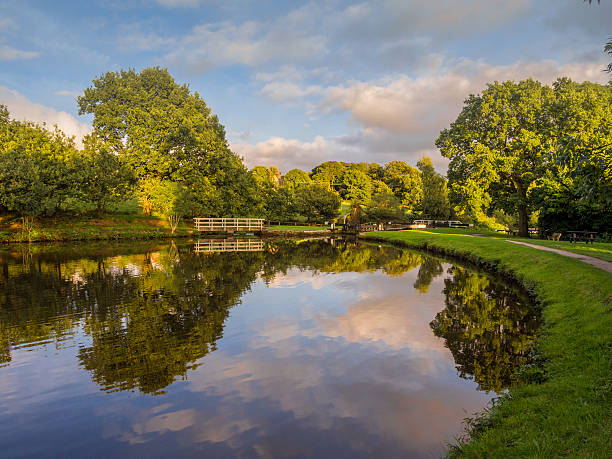 istock Leeds and Liverpool Canal in Evening Light, Chorley, Lancashire, UK 504982122