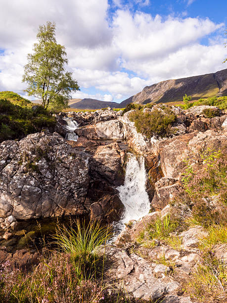 istock Waterfall with Buachaille etive mor, Glen Coe, Scotland, UK 504982696