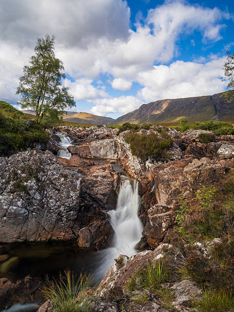 istock Waterfall with Buachaille etive mor, Glen Coe, Scotland, UK 504982770