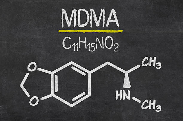 istock Blackboard with the chemical formula of MDMA 504983440