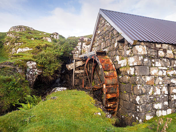 istock Disused watermill at glendale, 504983936