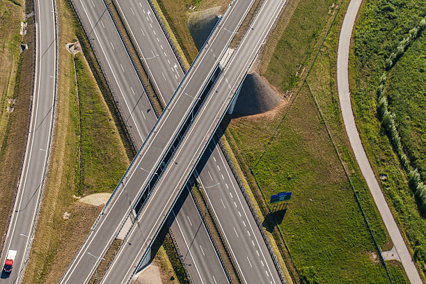 istock aerial view of highway 504984966