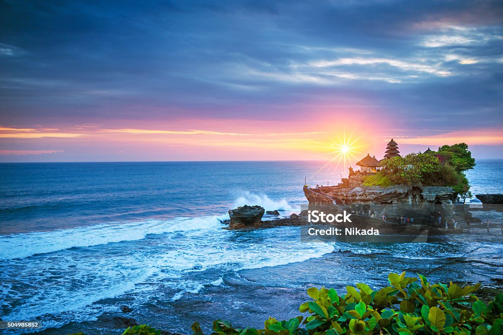 Bali Water Temple Tanah Lot Stock Photo - Download Image Now - Bali,  Balinese Culture, Sunset - iStock