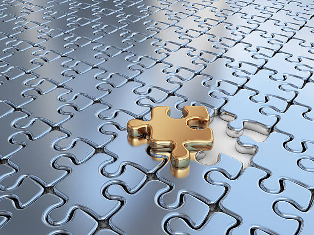 Puzzle 3D. Innovate, differentiate business background