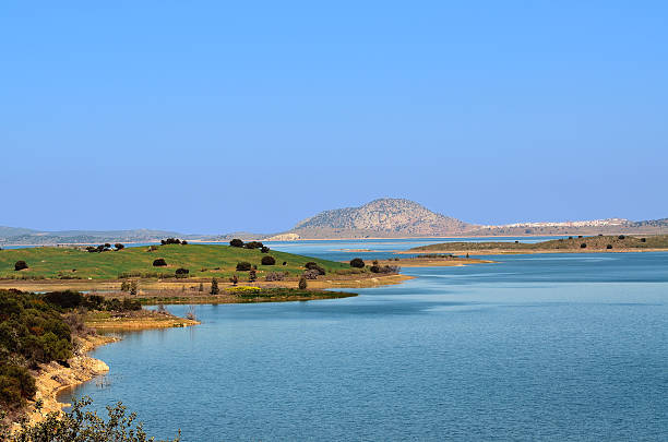 landscape with a reservoir