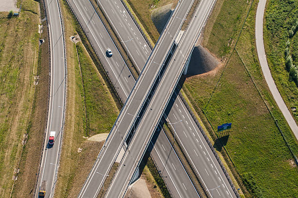 istock aerial view of highway 504989126