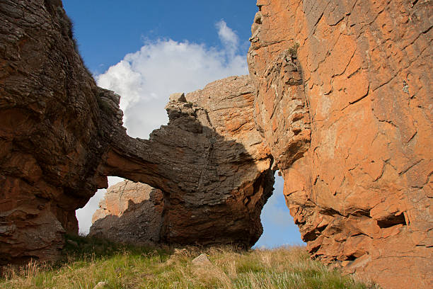 Volcanic Formation Natural Arch in the Desert Tenerife Canary Islands Spain