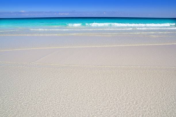 istock Caribbean sea blue turquoise water in Cancun 504991562