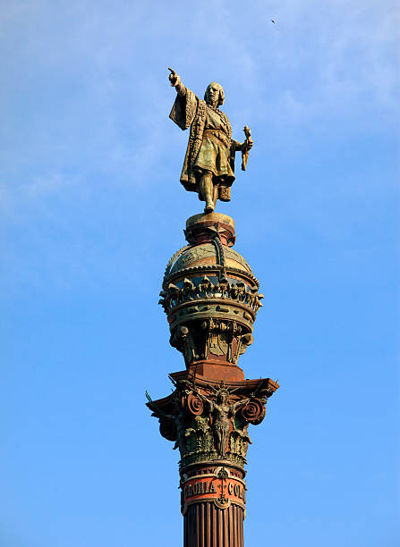 istock Spain. Barcelona. Monument of Columbus 505016764