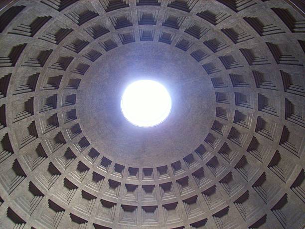 roma-interno della cupola del panteon - civilta photos et images de collection