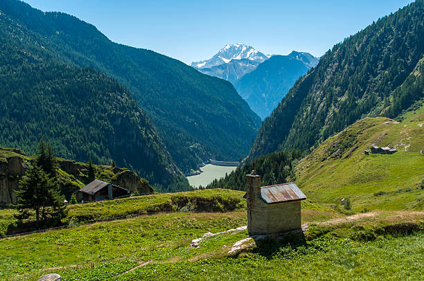 istock Reservoir Gibidum seen from Belalp 505021286