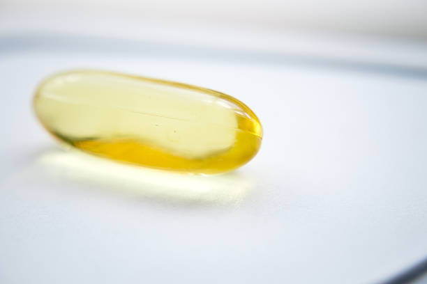 istock Cod liver fish oil omega 3 6 9 capsule 505022860