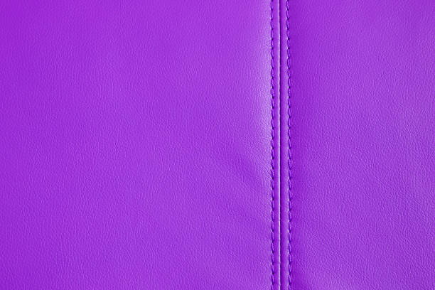istock Background texture of Purple artificial leather 505028700