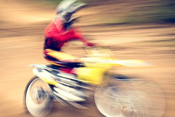 istock Blurred motocross racer 505028846