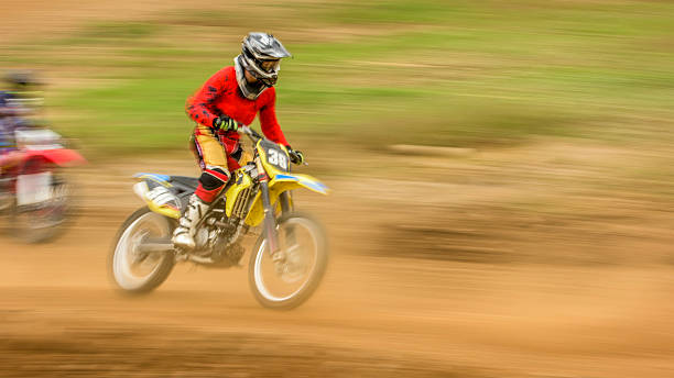 istock Blurred motocross racer 505028884