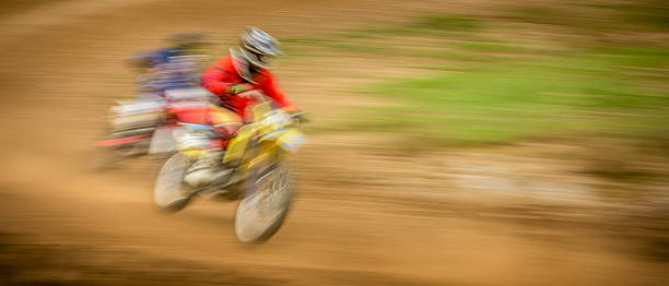 istock Blurred motocross racer 505028938