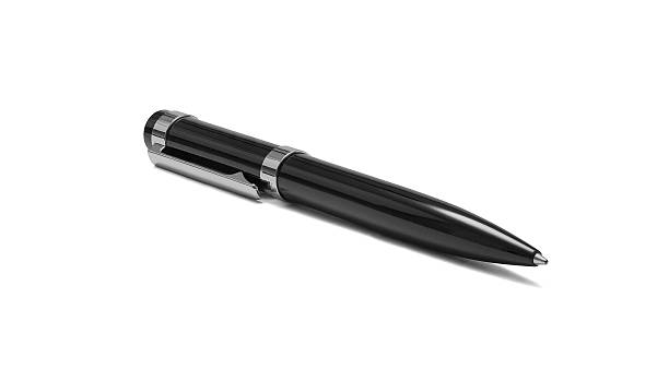 Luxury pen isolated on a white background stock photo