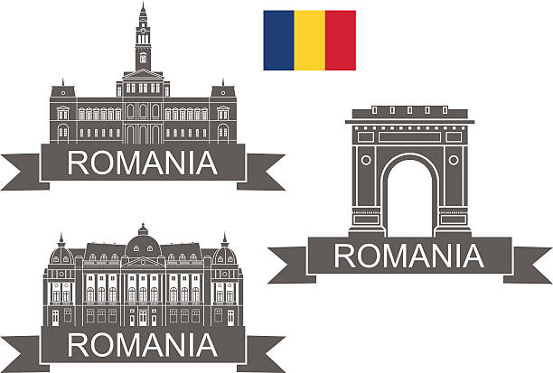 rumunia - romania romanian culture romanian flag flag stock illustrations