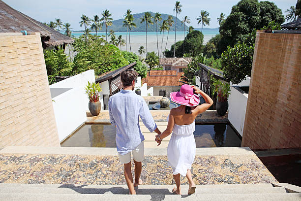 istock Couple at resort 505031186