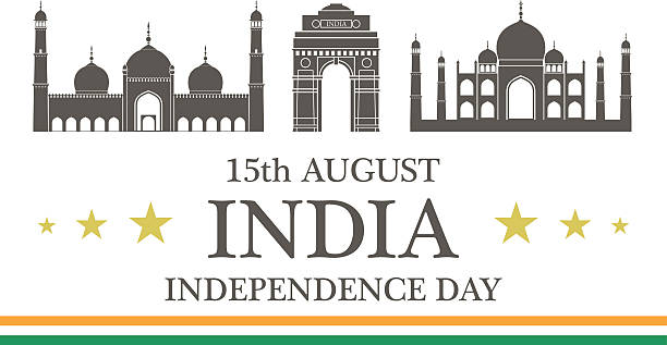 ilustrações de stock, clip art, desenhos animados e ícones de dia da independência. a índia - taj mahal india gate palace