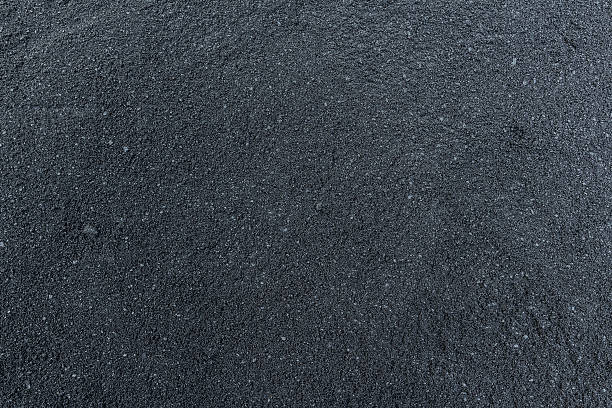 istock Texture of hot blacktop concrete on road surface before compaction 505044961