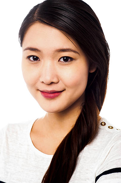 istock Cute young asian female model 505046867