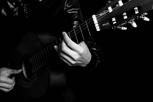 istock Guitarist plays Guitar 505046999