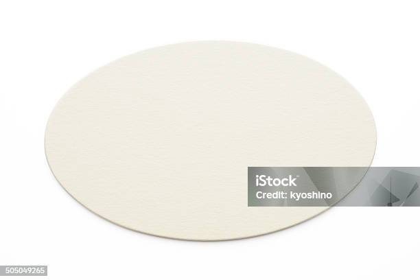 Isolado Filmagem De Forma Oval Rótulo Em Branco Sobre Fundo Branco - Fotografias de stock e mais imagens de Elipse