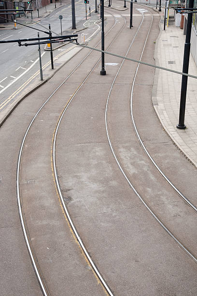istock Tram Lines on Street 505050927