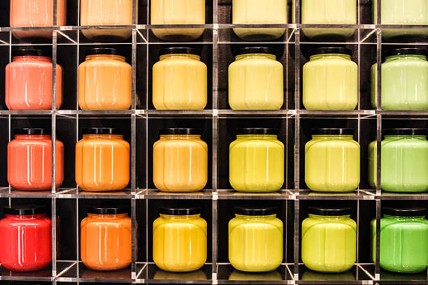 Different shades of colors