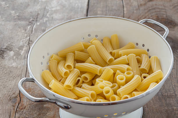 istock Tortiglioni Pasta in a sieve 505051279