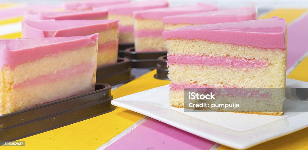 milk cake layer milk cake in packaging Backgrounds Stock Photo