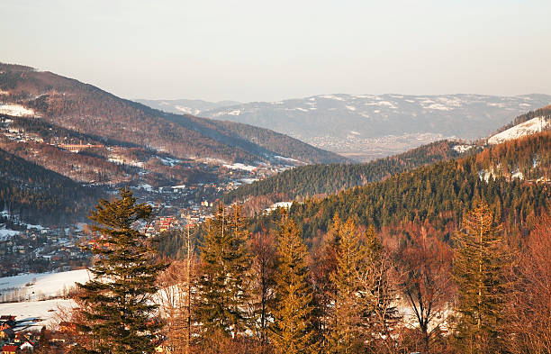 istock Panoramic view of Szczyrk. Poland 505054882