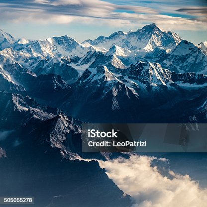 istock Mountain peak in Nepal Himalaya 505055278