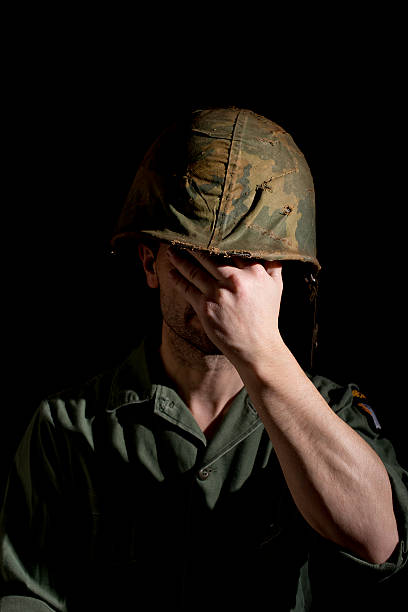 istock Distraught American Soldier 505057070