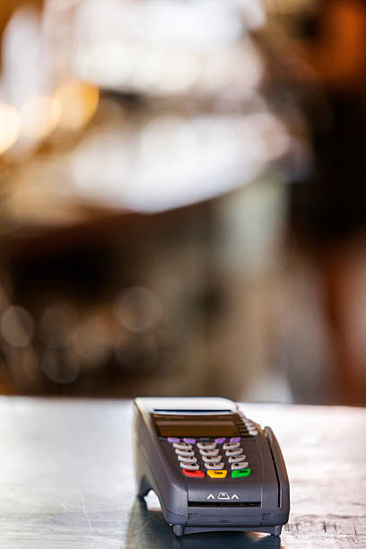 istock Contactless Payment Credit Card Transaction Machine 505059684