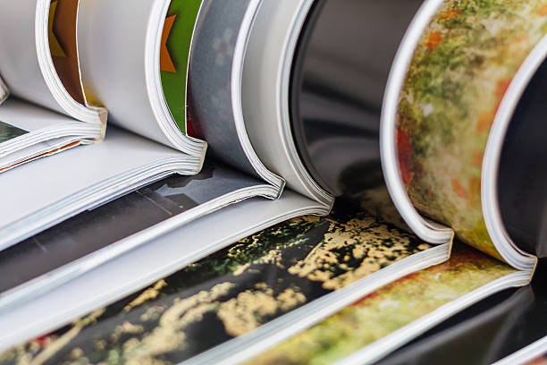 Stack of magazines Stack of magazines publication photos stock pictures, royalty-free photos & images