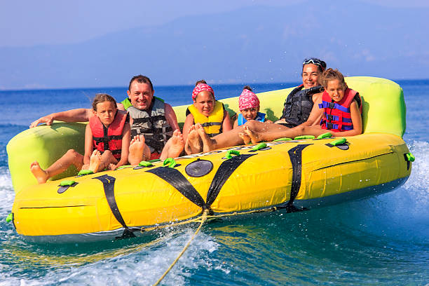 istock Family ride on the sea 505061218