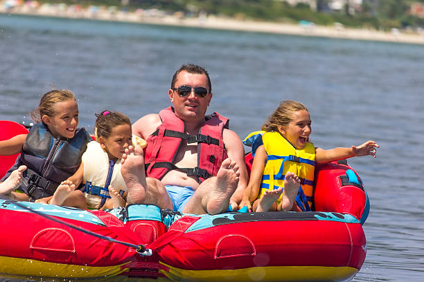 istock Family ride on the sea 505062194