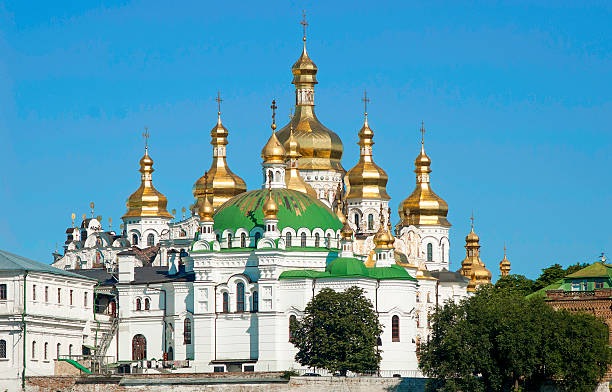 istock view of Kiev-Pechersk Lavra 505062316
